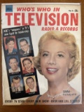 Who's Who in Television Magazine #8 Dell Publications Radio & Records 1963 Silver Age