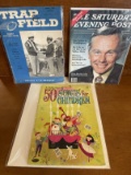 3 Magazines Collection of 50 Children Songs Trap & Field Magazine 1957 The Saturday Evening Post 197