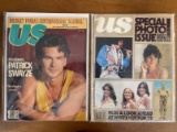 2 Issues Us December 1977 & May 1989 Star Wars Elvis Patrick Swayze