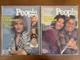 2 Issues People Magazine February 1979 & February 1979 Rod Stewart John Denver Roots II
