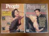 2 Issues People Magazine July 1990 & February 1990 Madonna Ava Gardner