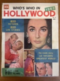 Who's Who in Hollywood Magazine #17 Dell Publications 1962 Liz Taylor Silver Age