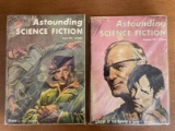 2 Issues Astounding Science Fact & Fiction Aug Sept 1957 Street & Smith Magazines Silver Age