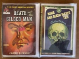 2 Paperback Mysteries by Carter Dickson Death and the Gilded Man & Nine and Death Makes Ten Pocket B