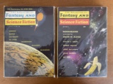 2 Issues The Magazine of Fantasy & Science Fiction Oct 1963 April 1961 Silver Age