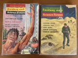 2 Issues The Magazine of Fantasy & Science Fiction June 1960 Feb 1958 Silver Age