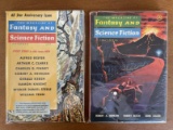 2 Issues The Magazine of Fantasy & Science Fiction September 1958 October 1958 Silver Age
