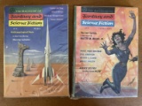 2 Issues The Magazine of Fantasy & Science Fiction February 1957 April 1957 Silver Age