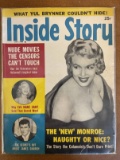 Inside Story Magazine July 1960 JB Publishing Marilyn Monroe Eva Marie Saint Yul Brynner