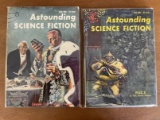 2 Issues Astounding Science Fact & Fiction April June 1956 Street & Smith Magazines Silver Age