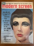 Modern Screen Magazine August 1962 Dell Publications Silver Age Elizabeth Taylor on Cover