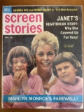Screen Stories Magazine Nov 1962 Dell Publications Silver Age Janet Leigh Jamie Lee Curtis Marilyn M