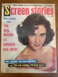 Screen Stories Magazine September 1959 Dell Publications Silver Age Elizabeth Taylor on Cover