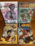 4 Comics KEY 1st Issues Union #1 Team One Wildcats #1 Cyber Force Codename Styke Force Opposing Forc