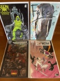 4 Comics KEY 1st Issues Samurai Jack #1 Wild Blue Yonder #1 Faker #1 Neon Joe Werewolf Hunter #1