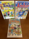 3 Comics Archie Comic #357 #358 #626 Archie Comics Copper Age Comics