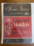 Mercury Mystery Digest #52 The Unicorn Murders 25 Cent Cover Price 1939 Carter Dickson AKA John Dick