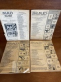 4 Issues MAD Magazine 1970's Bronze Age No Covers #150 Super Special #12