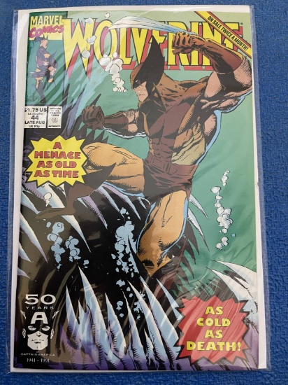 Wolverine Comic #44 Marvel 1991 As Cold As Death