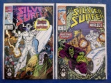 2 Silver Surfer Comics #47 and #53 Infinity Gauntlet Warlock