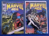 2 Marvel Age #21 and #25 Bill Mantlo Rocket Raccoon Steve Gerber