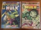 2 Issues Marvel Super Heroes Featuring The Hulk #56 & #57 Marvel Comics Bronze Age
