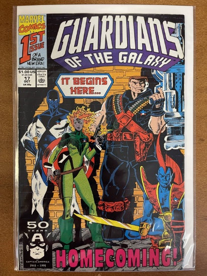 Guardians of the Galaxy Comic #17 Marvel Comics 1991 Homecoming