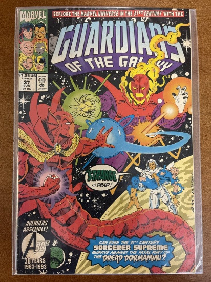 Guardians of the Galaxy Comic #37 Marvel Comics Doctor Strange is Dead