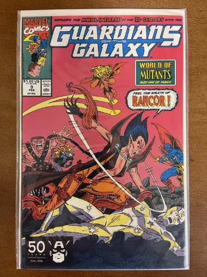 Guardians of the Galaxy Comic #9 Marvel Comics 1991 KEY 1st full appearance of Rancor