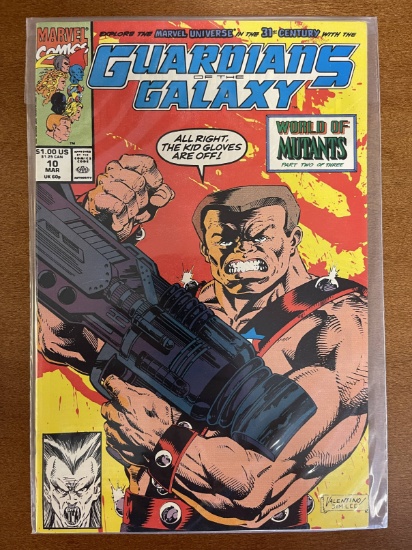 Guardians of the Galaxy Comic #10 Marvel Comics 1991 World of Mutants
