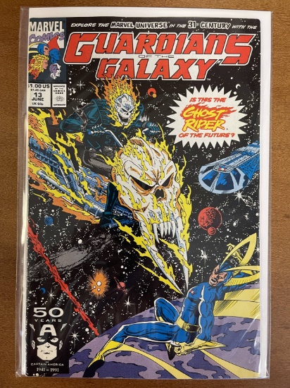 Guardians of the Galaxy Comic #13 Marvel Comics 1991 KEY 1st Appearance of Spirit of Vengeance, Ghos