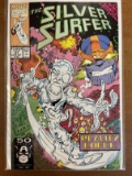 The Silver Surfer Comic #57 Marvel Comics 1991 Guest Starring The Heroes of Earth