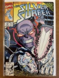 The Silver Surfer Comic #59 Marvel Comics 1991 Guest Starring Adam Warlock, Doctor Strange, Hulk, Th