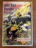 Ghost Rider Wolvering Punisher Hearts of Darkness Graphic Novel Marvel Comics