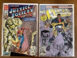 2 Issues Justice Society of America Comic #1 Cable Comic #1 Marvel DC KEY 1st Issues