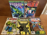 5 Comics The Incredible Hulk 356 434 & 439 Over the Edge 3 Wizard #6