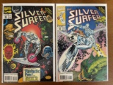 2 Issues The Silver Surfer Comic #94 #96 Marvel Comics Fantastic Four