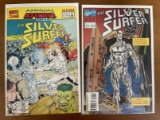 2 Issues The Silver Surfer Annual Comic #5 The Silver Surfer Comic #106 Marvel Comics
