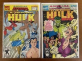 2 Issues The Incredible Hulk Annual #17 #18 Marvel Comics