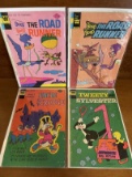4 Issues Whitman Comics Bronze Age The Road Runner Uncle Scrooge Tweety and Sylvester