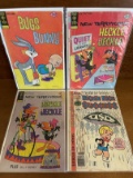 4 Issues Gold Key & Harvey World Bronze Age Richie Rich Heckle and Jeckle Bugs Bunny