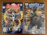 2 Issues Godzilla Rulers of Earth Comic #1 IDW Punisher 2099 Comic #1 Marvel KEY 1st Issues