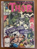 The Mighty Thor Comic #410 Marvel Comics 1989 Copper Age KEY Loki Visits Doctor Doom to Discuss Acts