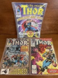 3 Issues The Mighty Thor Comic #399 #400 #401 Marvel Comics Asgard Loki Odin