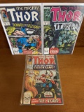 3 Issues The Mighty Thor Comic #402 #403 #404 Marvel Comics Tales of Asgard
