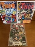 3 Issues The Mighty Thor Comic #409 #413 #414 Marvel Comics Doctor Doom Doctor Strange Ulik