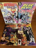 4 Misc Comics Elfquest Blue Devil Micronauts Wally Wood Thunder Agents