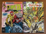 Two First Issues Shade the Changing Man #1 and The Web #1 Mature Readers