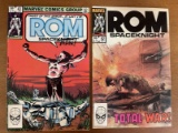 2 ROM Spaceknight Comics #43 and #52 Marvel Comics 1983 Bronze Age KEY 1st Appearance