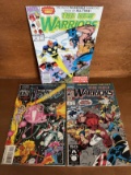 3 New Warriors Comics #11-12 and #41 Marvel Comics Nova Wolverine